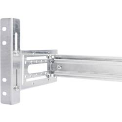 Digitus 483 mm (19“)-Hutschienenträger, 4HE montážní příslušenství upevnění pomocí šroubů, čelní , přední upevnění, pouzdro, montáž na lištu nevybavený