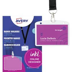 Avery-Zweckform 4825 štítek se jménem (š x v) 90 mm x 60 mm 10 ks