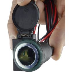 BAAS Autozásuvka s držákem ZA02 Proudová zatížitelnost (max.)=5 A Vhodný pro Zástrčka do zapalovače Zásuvka 12 V/DC