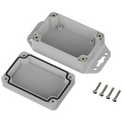 TRU COMPONENTS TC-10860420 Přírubové pouzdro 90 x 60 x 39.90 polykarbonát světle šedá 1 ks