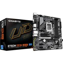 Gigabyte B760M DS3H GEN5 Základní deska Socket (PC) #####Intel® 1700 Tvarový faktor Micro-ATX Čipová sada základní desky Intel® B760 Express