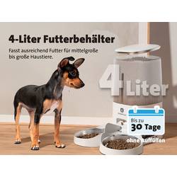 Molly & Cody automatické krmítko LUCKY 4 l bílá 1 ks MC100003