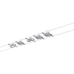 Paulmann MacII 94133 kompletní lankový systém GU5.3 50 W LED chrom (matný)