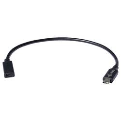 i-tec Kabel USB-C USB-C ® zásuvka, USB-C ® zástrčka 0.30 m černá C31EXTENDCBL