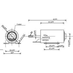 Tremba ZMF-3258d.002-24VDC,100% 830019 zdvihací magnet tlačný, 45 N, 13 W