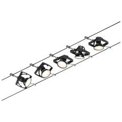 Paulmann Wire Systems 94434 kompletní lankový systém GU5.3 černá (matná), chrom