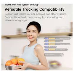 Hohem V3 BLK gimbal elektrický 1/4palcové černá s Bluetooth, zabudovaná baterie, integrovaný stativ, vč. držáku smartphonu