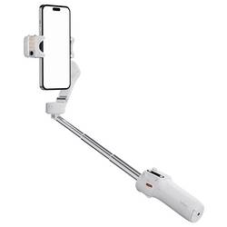 Hohem V3 WTH gimbal elektrický 1/4palcové bílá s Bluetooth, zabudovaná baterie, integrovaný stativ, vč. držáku smartphonu Zatížitelný do hmotnosti 300 g