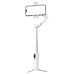 Hohem V3 WTH gimbal elektrický 1/4palcové bílá s Bluetooth, zabudovaná baterie, integrovaný stativ, vč. držáku smartphonu Zatížitelný do hmotnosti 300 g