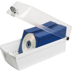 HAN box na CD 60 CD/DVD/Blu-ray plast, polystyren světle šedá 1 ks (š x v x h) 168 x 150 x 365 mm 9260-11