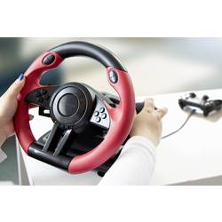 SpeedLink TRAILBLAZER Racing Wheel volant USB PlayStation 3, PlayStation 4, PlayStation 4 Slim, PlayStation 4 Pro, PC, Xbox One, Xbox One S červená/černá vč.