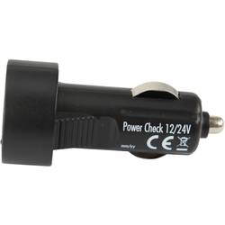 Ansmann PowerCheck12/24V-bl automobilový voltmetr, 24 V, 12 V