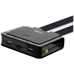 LINDY KVM-Umschalter přepínač KVM HDMI myš, klávesnice 4096 x 2160 Pixel