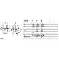 Bals Elektrotechnik 11906 11906 CEE zásuvka na stěnu, 16.0 A, 5pólová, 400 V, 1 ks