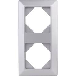 REV 2násobný rámeček stříbrná 0236820704 1 ks