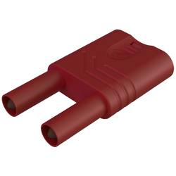 SKS Hirschmann KST S WS rt bezpečnostní zkratovací můstek červená Ø pin: 4 mm 1 ks