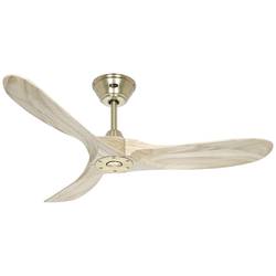 CasaFan ECO GENUINO 122 MG-NT stropní ventilátor 11.3 W (Ø x v) 1220 mm x 280 mm mosaz s dálkovým ovládáním, vhodný i pro zimní provoz