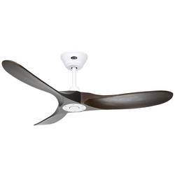 CasaFan ECO GENUINO 122 MW-NB stropní ventilátor 11.3 W (Ø x v) 1220 mm x 280 mm bílá (matná) s dálkovým ovládáním, vhodný i pro zimní provoz