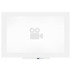 Rocada bílá popisovací tabule 6421MATT (š x v) 150 cm x 100 cm Signální bílá (RAL 9003) plastový vč. odkládací misky , formát na šířku nebo na výšku