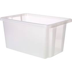 Curver 225404 otočný stohovací zásobník , ESSENTIALS Drehstapelbox 45L, transparent, stohovatelné, transparentní, 1 ks
