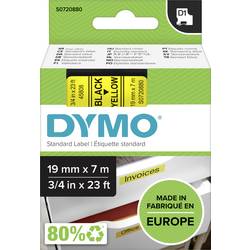 etikety DYMO D1 45808 polyester Barva pásky: žlutá Barva písma:černá 19 mm 7 m