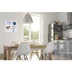 Sigel magnetický skleněný stůl B1100 bílá (š x v) 45 cm x 45 cm B1100