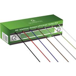 Quadrios 19011CA086 lanko/ licna, LiFY, 1 x 0.34 mm², modrá, hnědá, šedá, červená, černá, bílá, žlutozelená, 35 m