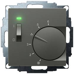 Eberle UTE 1015-Anthrazit-55 pokojový termostat pod omítku 5 do 30 °C