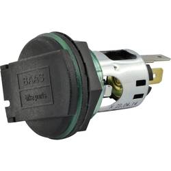 BAAS Autozásuvka ZA22 s pružinovým krytem Vhodný pro Autozásuvka Zásuvka 12 až 24 V/DC