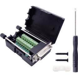 TRU COMPONENTS T1904C095 sada D-SUB zásuvková lišta Pólů: 15 šroubovací 1 ks