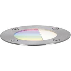 Paulmann Boden Einbauleuchte 94274 Osvětlovací systém Plug&Shine ZigBee LED 3.6 W teplá bílá stříbrná