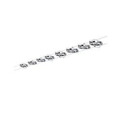 Paulmann Cardan 94153 kompletní lankový systém GU5.3 80 W chrom, chrom (matný)