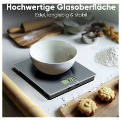 Clatronic KW 3820 Glas grau kuchyňská váha digitální digitální Max. váživost=5000 g šedá 210 x 180 x 20