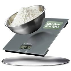 Clatronic KW 3820 Glas grau kuchyňská váha digitální digitální Max. váživost=5000 g šedá 210 x 180 x 20