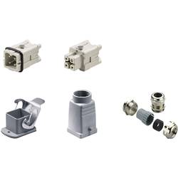 RockStar&reg; HDC kits-Heavy Duty Connectors, Kit, HA, Size: 1, Poles: 1, Screw connection, 250 V, 22 A, metric