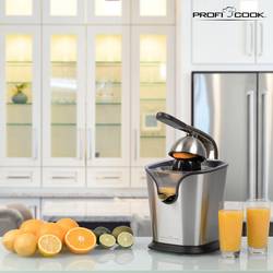 Profi Cook PC-ZP 1154 odšťavňovač, 160 W, nerezová ocel, černá