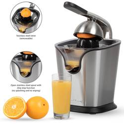 Profi Cook PC-ZP 1154 odšťavňovač, 160 W, nerezová ocel, černá