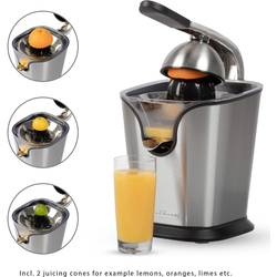 Profi Cook PC-ZP 1154 odšťavňovač, 160 W, nerezová ocel, černá