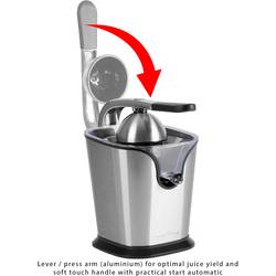 Profi Cook PC-ZP 1154 odšťavňovač, 160 W, nerezová ocel, černá