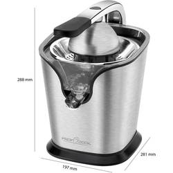 Profi Cook PC-ZP 1154 odšťavňovač, 160 W, nerezová ocel, černá