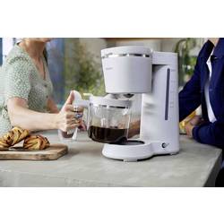 Philips Home Eco Conscious Edition 5000er Serie HD5120/00 kávovar sametově bílá, matná připraví šálků najednou=10 funkce uchování teploty, skleněná konvice
