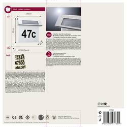 Paulmann 93765 4000870937655 solární osvětlení čísla domu 0.2 W teplá bílá nerezová ocel, bílá