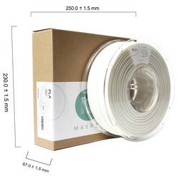 Maertz PMMA-1009-008 PMMA-1009-008 vlákno pro 3D tiskárny PLA Pro 2.85 mm 1000 g bílá 1 ks