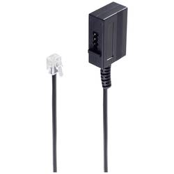 Shiverpeaks ISDN adaptér [1x RJ11 zástrčka 6p4c - 1x telefonní spojka TAE-N] 0.2 m černá