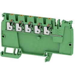 Weidmüller 2614110000 rozvodná svorkovnice 5.1 mm pružinové připojení , konektor zelenožlutá 50 ks