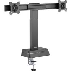 SpeaKa Professional SP-EMS-100 držák monitoru 2 Displej: (s) 43,2 cm (17) - 68,6 cm (27) s pohonem, nastavitelná výška, Formát na výšku, Formát na šířku