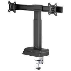 SpeaKa Professional SP-EMS-100 držák monitoru 2 Displej: (s) 43,2 cm (17) - 68,6 cm (27) s pohonem, nastavitelná výška, Formát na výšku, Formát na šířku