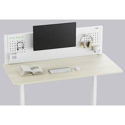 SpeaKa Professional SP-B25-02 Monitor + Organizer Board držák na stůl pro monitor 1 Displej: (s) bílá (matná) pevný
