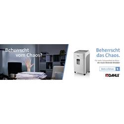 Dahle 504P DESKSIDE, P-5 skartovačka 15 listů na kousky 2 x 15 mm P-5 40 l Křížový řez kancelářské sponky, kreditní karty