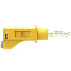 Electro PJP 2110-CD1-50J měřicí kabel banánková zástrčka banánková zástrčka 50 cm žlutá 1 ks